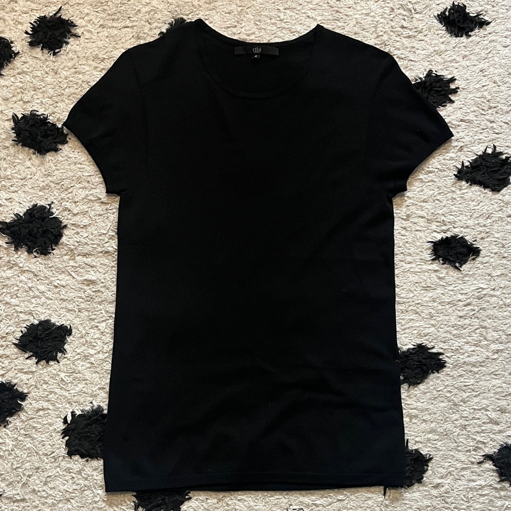 Tibi size Medium Classic Black Short Sleeve Tee good condition absolutely soft